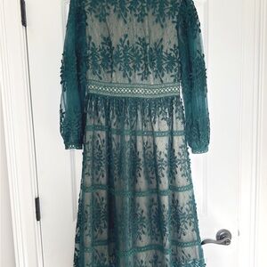 Ivy city co Sicily dress size S green